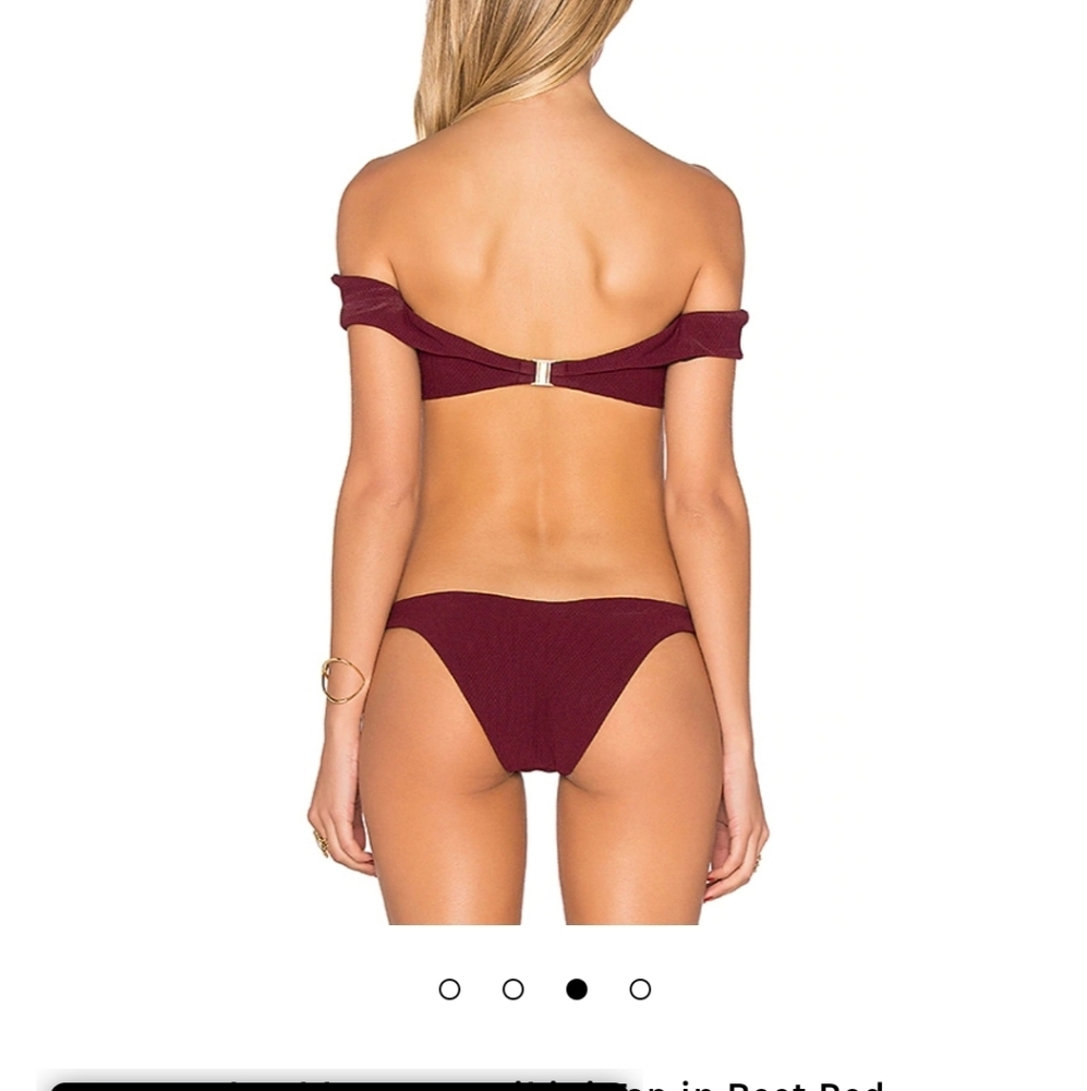 SKYE & Staghorn x Revolve bikini bottom beet red - Picture 4 of 16